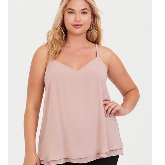 torrid Tops - NWT Torrid Chiffon Swing Cami